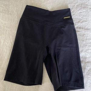 Gymshark x Whitney Simmons - black bike shorts  - size small